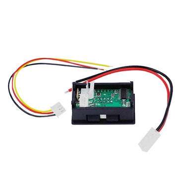 Digital Voltmeter Ammeter Car Current Meter Dual Display 100V 10A DC Gauge Amperemeter Red+Yellow LE
