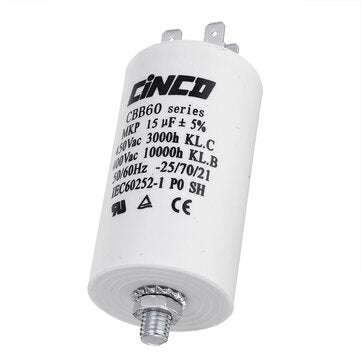 CBB60 15UF 450V Water Pump Motor Run Capacitor