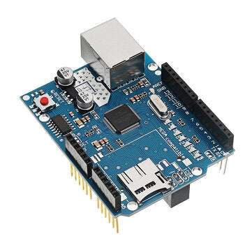 Ethernet Shield Module W5100 Micro SD Card Slot For UNO MEGA 2560 Geekcreit for Arduino - products t