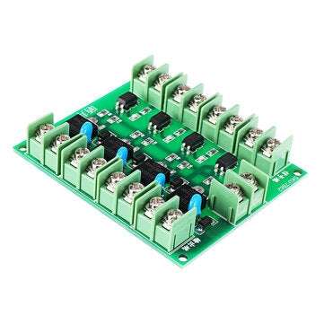 F5305S Mosfet Module PWM Input Steady 4 Channels 4 Route Pulse Trigger Switch DC Controller E-switch