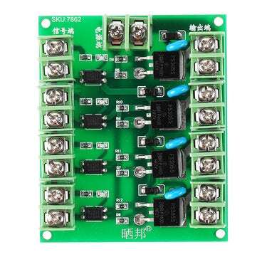 F5305S Mosfet Module PWM Input Steady 4 Channels 4 Route Pulse Trigger Switch DC Controller E-switch