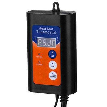 Digital Heat Mat Thermostat Controller for Seed Germination Reptiles and Brewing Breeding Incubation