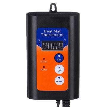 Digital Heat Mat Thermostat Controller for Seed Germination Reptiles and Brewing Breeding Incubation