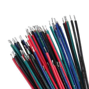 Excellway 10 sets JST 15cm SM 4Pin 22AWG Wire Male and Female Connectors Wire Pitch 2.54mm