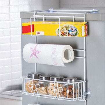 Kitchen Multipurpose Refrigerator Side Storage Rack Side Shelf Organizer