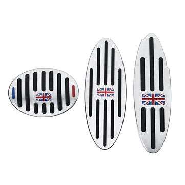 Footrest Gas Brake Clutch Car Pedal Pad Covers For BMW Mini Cooper JCW S (QUANTITY: 2PCS)