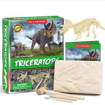 Dinosaur Puzzle Educational Toys Archaeological Excavation Animal Model Dinosaur Skelet... (TYPE: A)