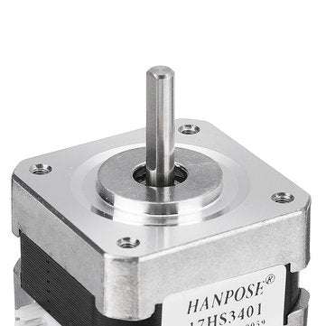 HANPOSE 17HS3401 34mm Nema 17 Stepper Motor 42 Motor 42BYGH 1.3A 28N.cm 4-lead for CNC 3D Printer