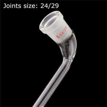 Distilling Glass Adapter with Joint 24/29 105 Bent Laboratory Glassware