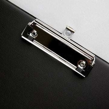 Deli 9224 A4 PVC Clip Board Portable Black Writing Board Clipboard Office School Meeting Accessories