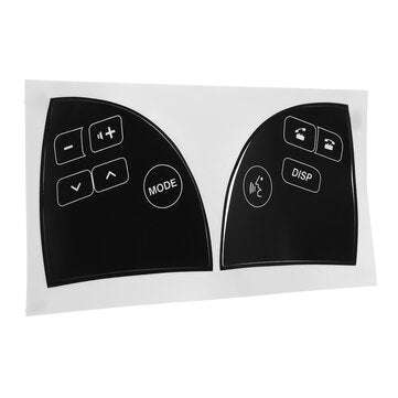 For 2007-2012 Lexu ES350 Matte Black Steering Wheel Button Repair Decals Sticker Repair Button Broke