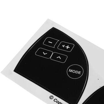 For 2007-2012 Lexu ES350 Matte Black Steering Wheel Button Repair Decals Sticker Repair Button Broke