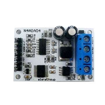 DC 12V 4-20mA 0-5V 0-10V Voltage Signal Acquisition RS485 Modbus RTU Module for PLC Current Transmit