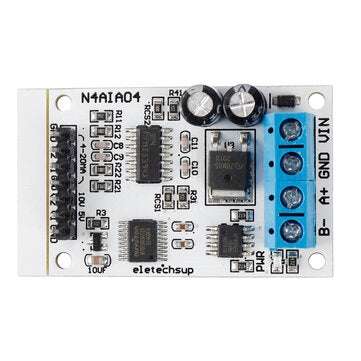 DC 12V 4-20mA 0-5V 0-10V Voltage Signal Acquisition RS485 Modbus RTU Module for PLC Current Transmit