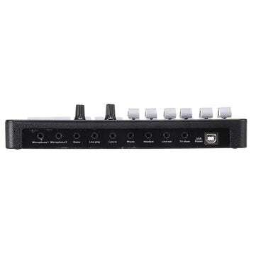 GAX-H9 Audio Mixer Sound Card USB External Computer PC Mobile Phone Live Audio Microphone Sound Card