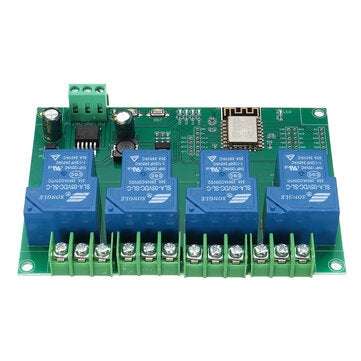 DC7-28/5V ESP8266 WIFI 4 Channel 30A Relay Module ESP-12F Development Board Secondary Opening