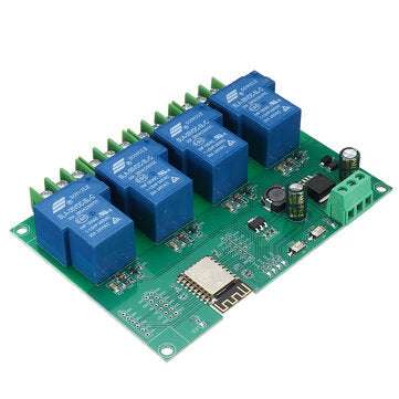 DC7-28/5V ESP8266 WIFI 4 Channel 30A Relay Module ESP-12F Development Board Secondary Opening
