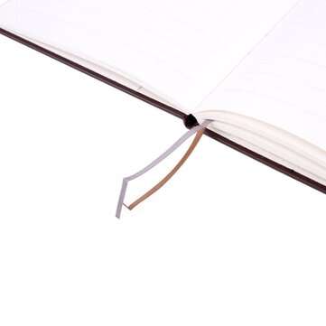 Deli 22237 16K Notebook Leather Business Office Book Student Stationery Supplies Random Color
