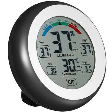 DANIU Multifunctional Digital Thermometer Hygrometer Temperature Humidity Meter