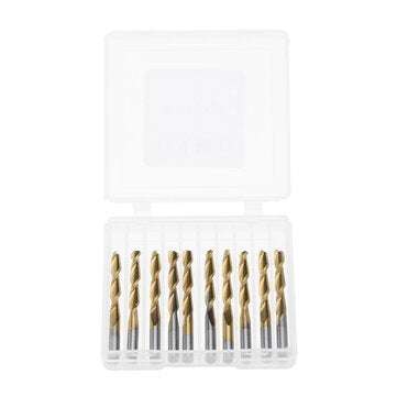 Drillpro 3.175mm Shank Spiral Ball Nose End Mill Cutter Titanuim Coated Milling Cutter CNC Tool