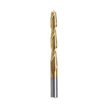 Drillpro 3.175mm Shank Spiral Ball Nose End Mill Cutter Titanuim Coated Milling Cutter CNC Tool