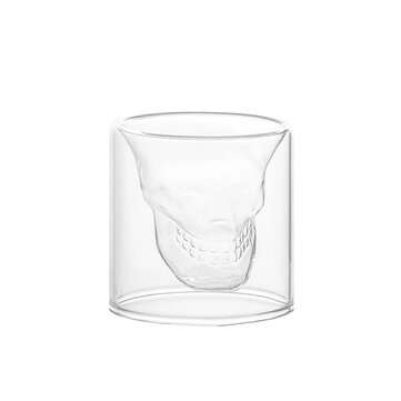 HiBREW Coffee Cup Personalized Glass Skull Style