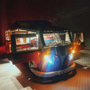 DIY LED Light ONLY Lighting Kit DIY For LEGO 10220 VW CAMPER VAN USB Interface