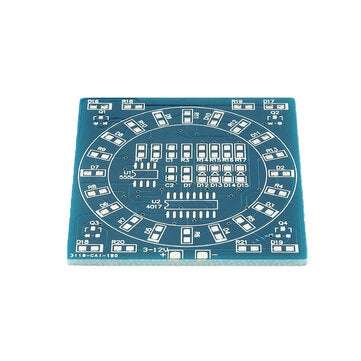 DIY SMD Component Soldering Practice Board Mini PCB Rotating LED Flash Kit