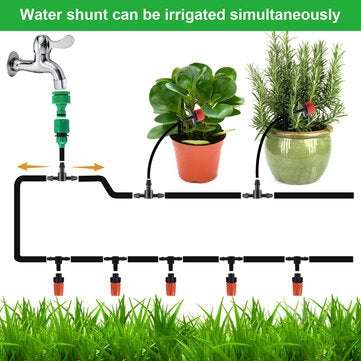 DIY 50ft 20 Drip Irrigation Set Watering of Flower Pot Flower Irrigation Tool kit