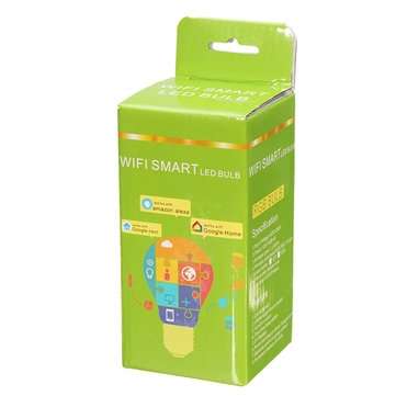E27 7W SMD5050 600LM RGBW WIFI APP Control LED Smart Light Bulb for Alexa Google Home AC85-265V