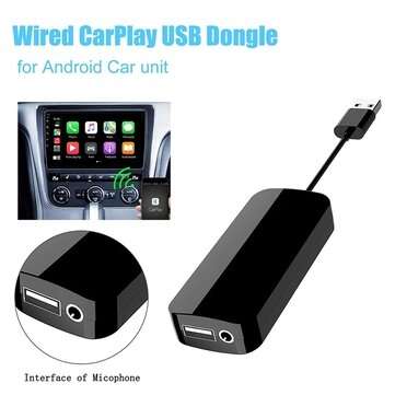 Carplay Adapter Box Voice Control Android Auto Car Navigation Wireless For Apple System USB Mobile P