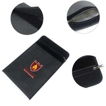 ENGPOW A4 Fireproof Document Bag Explosion-proof Storage Protection Bag Waterproof Fire-Resistant Mo