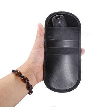 Car Key Signal Blocker Case Faraday Cage Fob Pouch Keyless Anti-theft Bag 20*10cm