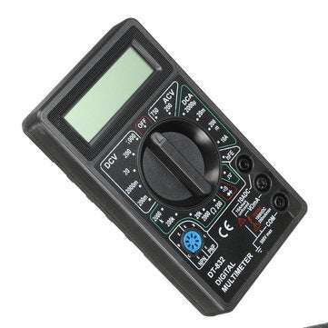 DANIU DT832 Digital LCD Multimeter Ohm Voltage Ampere Meter Buzzer Function with Test Probe