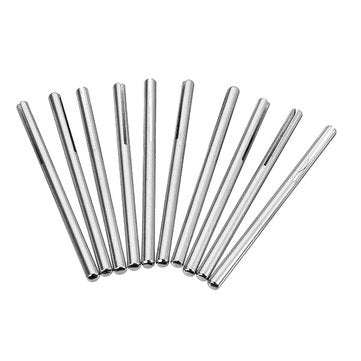 HILDA 10Pcs 3mm Shank Sandpaper Clamp Bar for Electric Grinding Tools