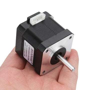 HANPOSE 17HS4401S-D150S Double Shaft 48mm Nema 17 Stepper Motor 42 Motor 42BYGH 1.6A 45N.cm 4-lead f