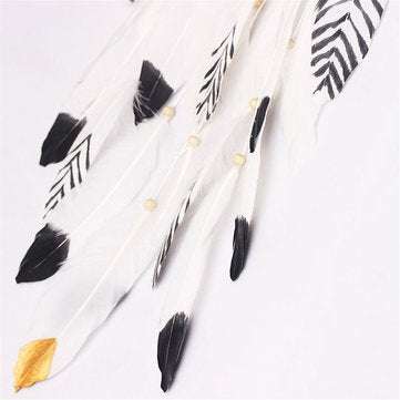 Dreamer White Retro Handmade Indian Dream Catcher Tribal Wall Hanging Decor Ornaments