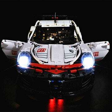 DIY LED Light Lighting Kit Only for LEGO 42096 Technic Porsche 911 RSR Bricks Toy