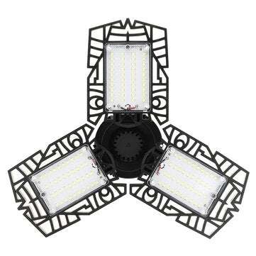 E27 60W 6000LM LED Garage Light Foldable Ceiling Fixture Workshop Deformable Lamp AC85-265V