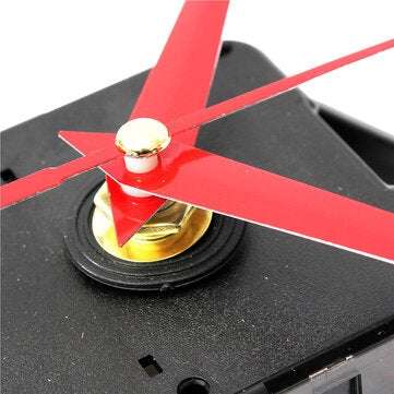 DIY Red Triangle Hands Quartz Wall Clock Movement Mechanism