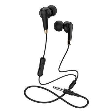 HOCO M39 Professional Wired In-ear Earphone HiFi Stereo Music Headset With Mic fo... (COLOR.: BLACK)