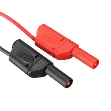 DANIU BNC Q9 To Dual 4mm Stackable Shrouded Banana Plug with Test Leads Probe Cable 120CM