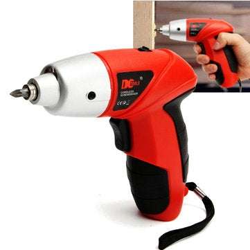DCTools 4.8V LED Electric Screwdriver Cordless Power Drill Set Electric Drill Driver Tool US Plug