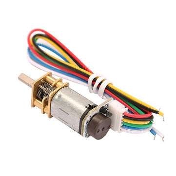 CHIHAI MOTOR DC6V 90RPM N20 Encoder Motor Reducer Gear Motor DC Gear Motor