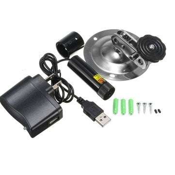 Focusable 648nm 650nm 100mW Red Laser Cross Module Locator Cutter Mount+Adapter