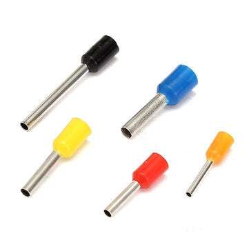 Excellway CT05 1020Pcs Wire Copper Crimp Connector Insulated Cord Pin End Terminals