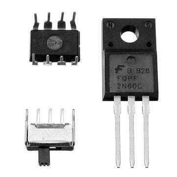 EQKIT DC 6-12V PWM Motor Speed Controller Kit DIY Motor Speed Regulator Set Sealed Potentiometer S