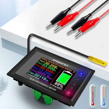 DT24 Digital Display DC Power Supply Voltmeter Ammeter Battery Capacity Tester Battery Fuel Gauge Po