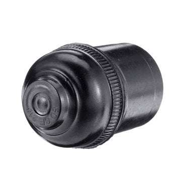 E27 6A Black Retro Light Bulb Adapter Lamp Holder Pendant Edison Screw Cap Socket Light Fittings AC2