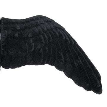 Crow Hunting Decoy Scare Bird Away Scarecrow Realistic Animal Scarer Decoration